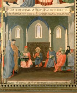 Christus onder de dokters (detail)